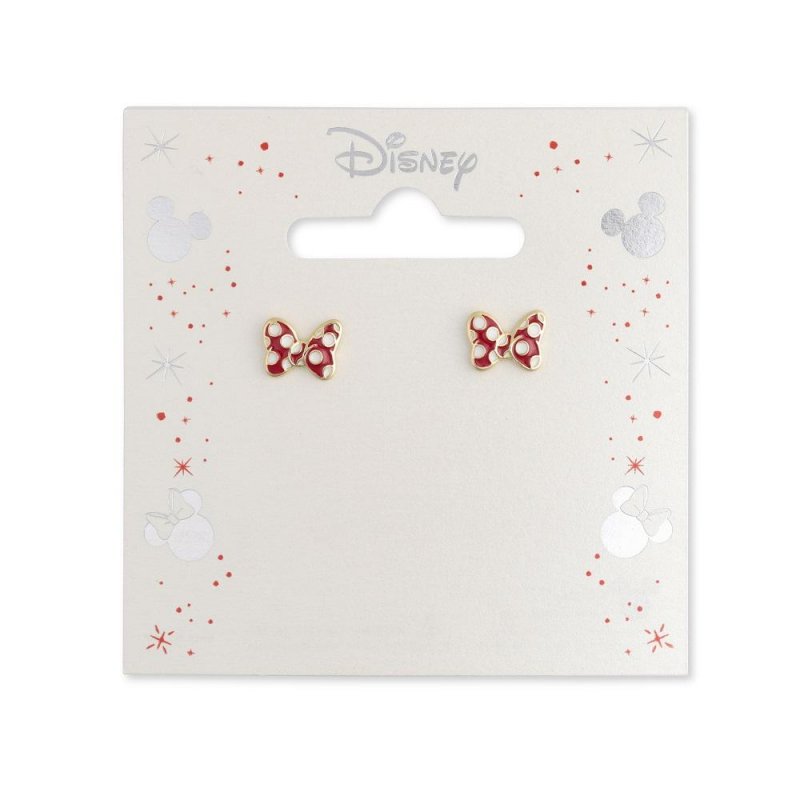 MINNIE - Noeud - 1 Paire de Clous d'Oreilles