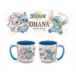 STITCH & ANGEL - Ohana - Mug Elite Intérieur Coloré - 384ml