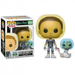 RICK & MORTY - Bobble Head POP N° 690 - Space Suit Morty w/Snake