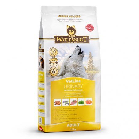 Wolfsblut VetLine Urinary 12 kg Adult Chicken, Sweet Potato