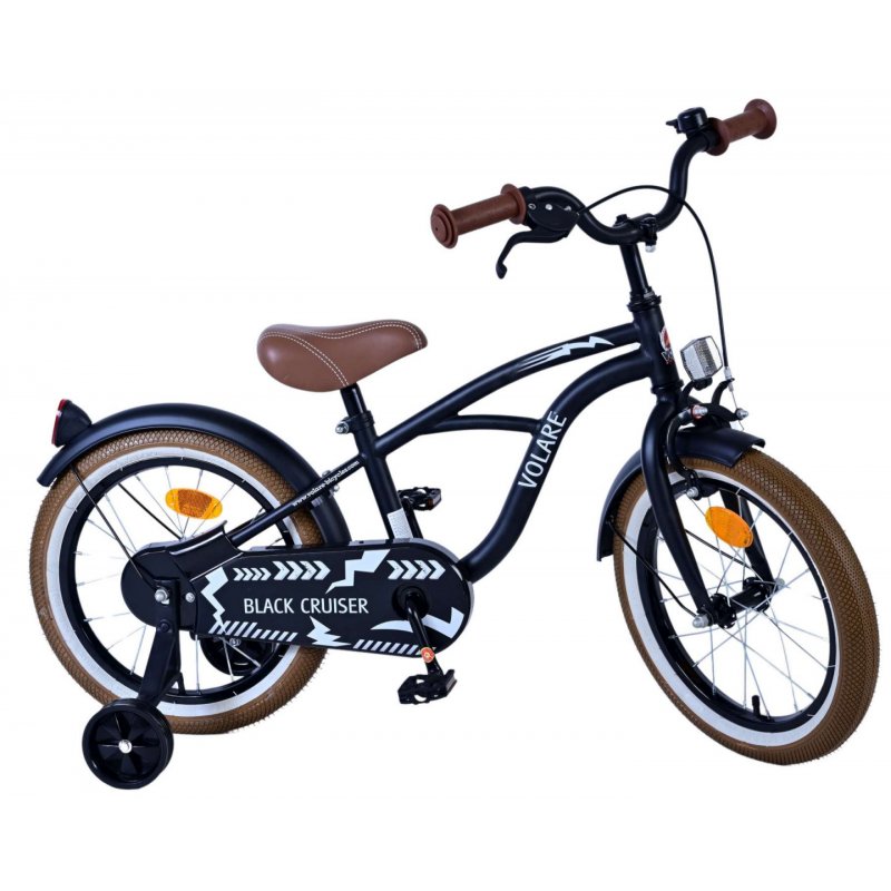 Volare - Children's Bicycle 16 - Black Cruiser (21602-SACB)
