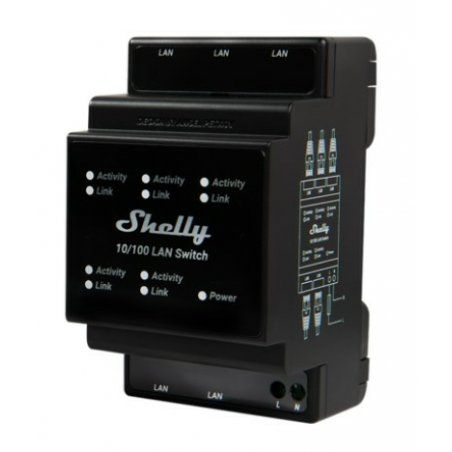 Shelly LAN Switch Smart switch Black