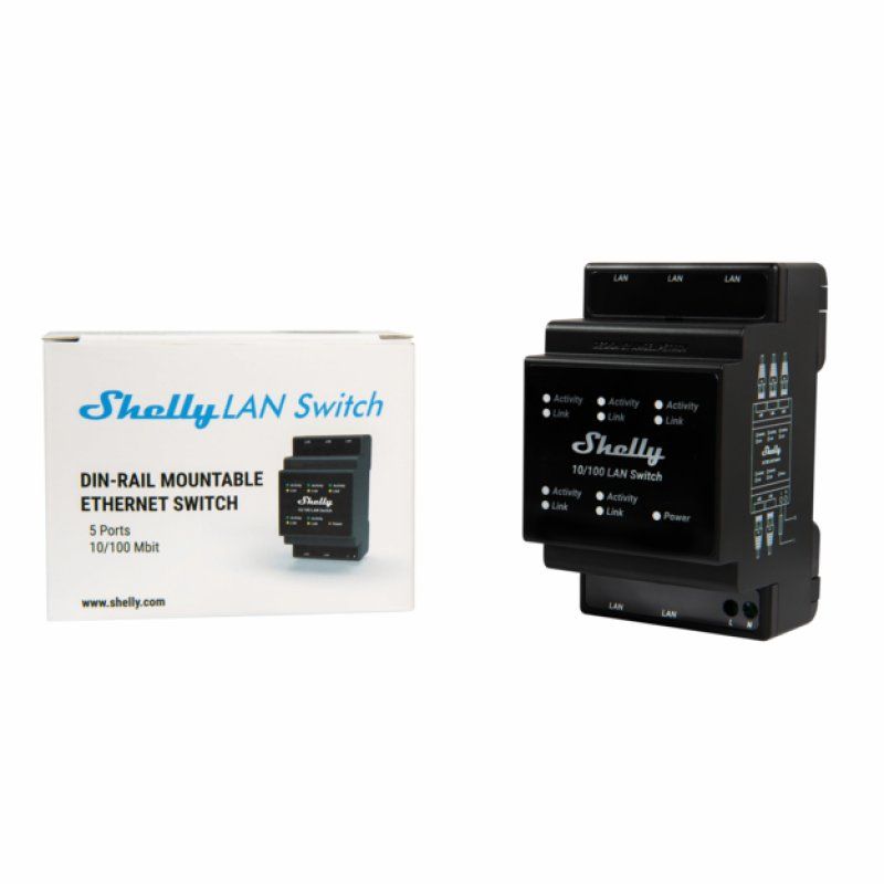 Shelly LAN Switch Smart switch Black
