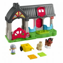 Fisher-Price Little People – Coffret L’Écurie des Joyeux Chevaux