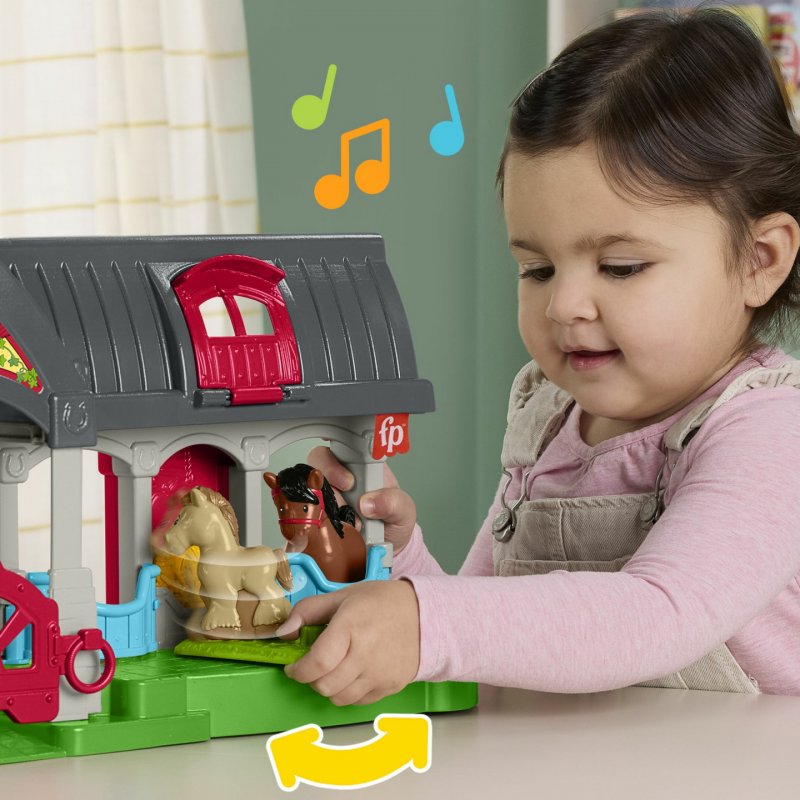Fisher-Price Little People Friendly Horses Stable
