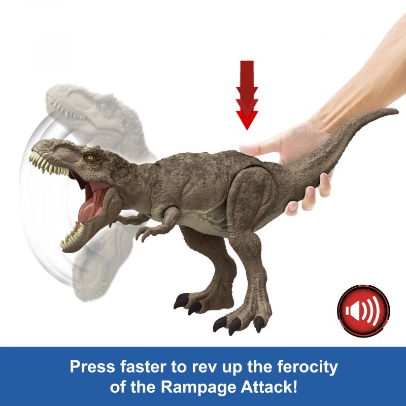 Jurassic World – Figurine Tyrannosaure Attaque Impitoyable