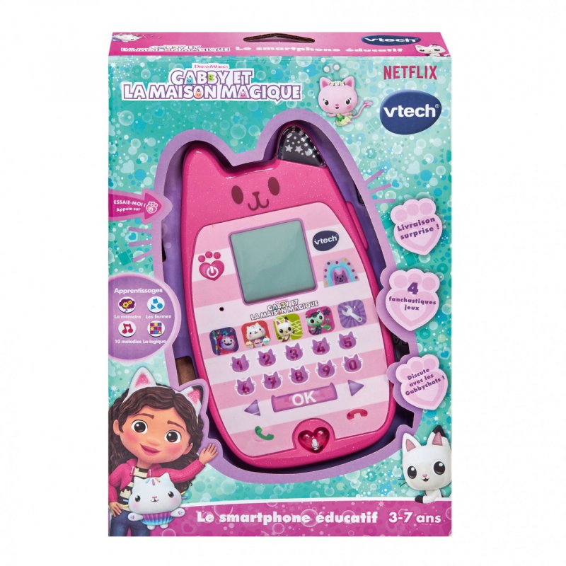 VTech Jouets Electroniques Educatifs GABBY - LE SMARTPHONE