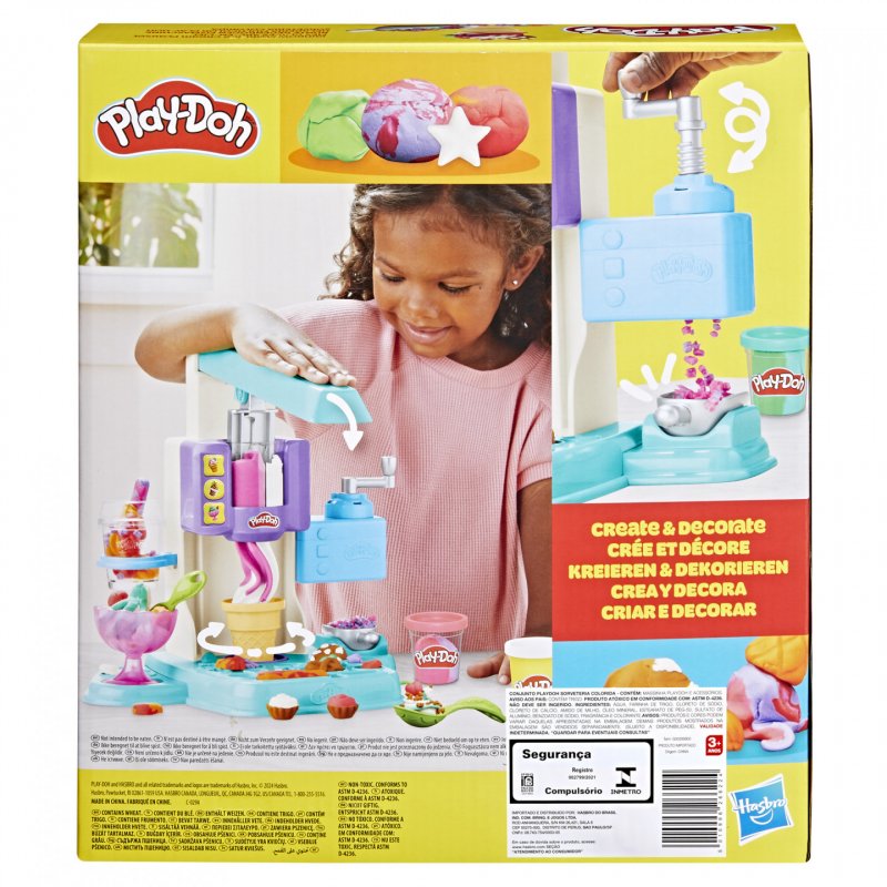 Play-Doh Rainbow Swirl Ice Cream Playset