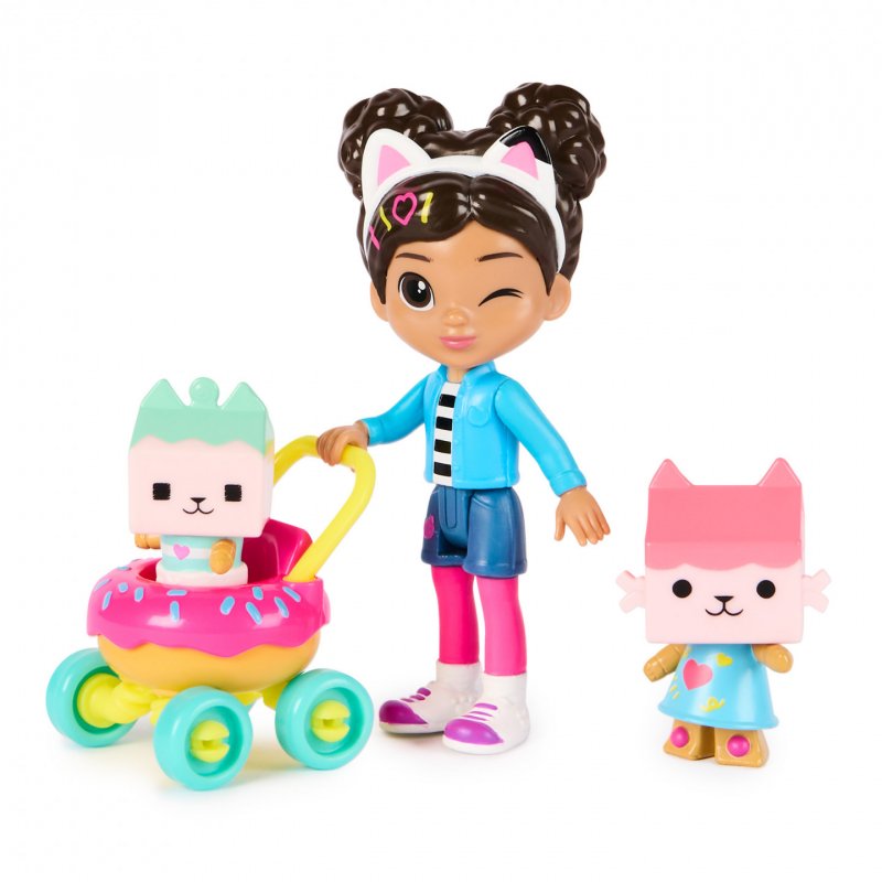 Gabby's Dollhouse Kitty Care Figure Set