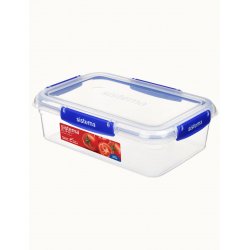 Sistema 881700 boîte hermétique alimentaire Rectangulaire contenant 2,2 L Bleu, Transparent 1 pièce(s)