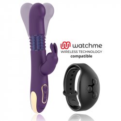 TREASURE - BASTIAN RABBIT UP & DOWN, ROTATOR & VIBRATOR COMPATIBLE WITH WATCHME WIRELESS TECHNOLOGY