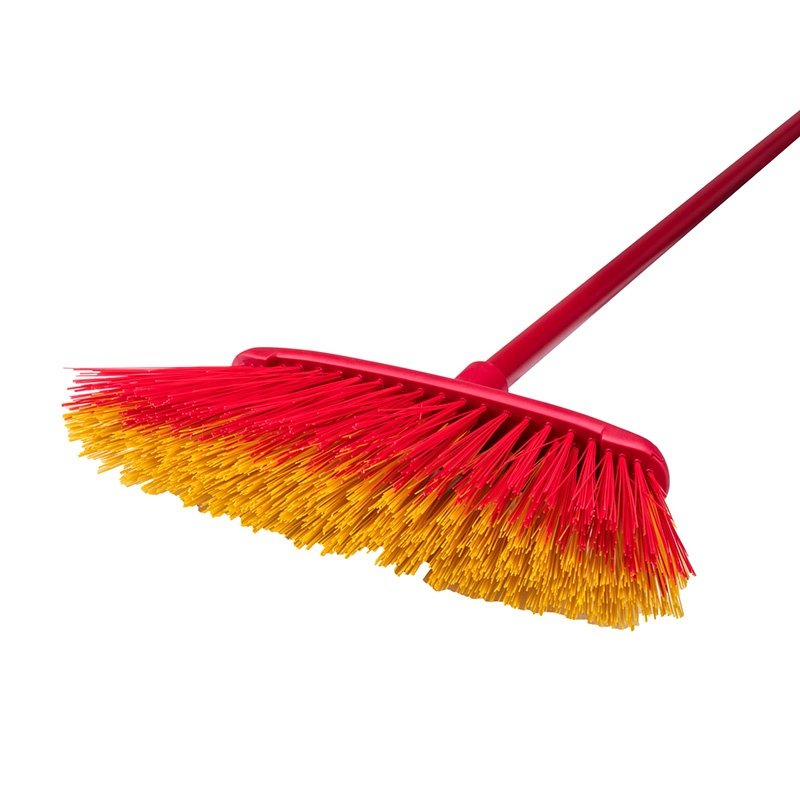 Vileda 4023103105140 broom Outdoor Hard bristle Red, Yellow