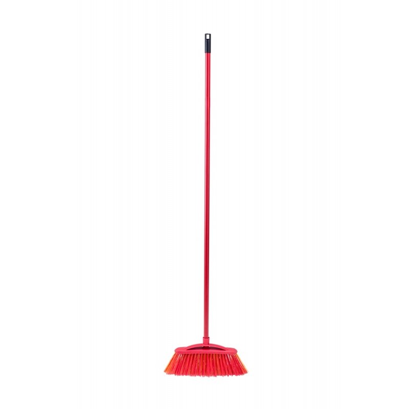 Vileda 4023103105140 broom Outdoor Hard bristle Red, Yellow