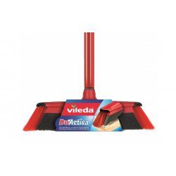 Vileda 143703 balai Intérieure Balai à poils souples / durs Polyéthylène téréphthalate (PET), Caoutchouc Noir,