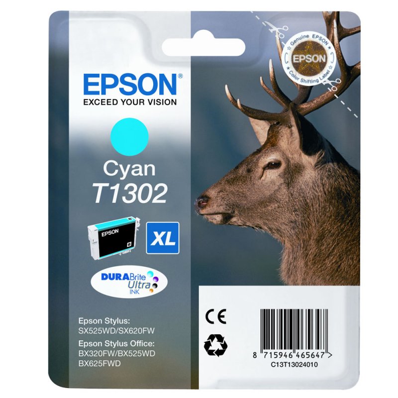 Epson Tinte C13T13024012 Cyan