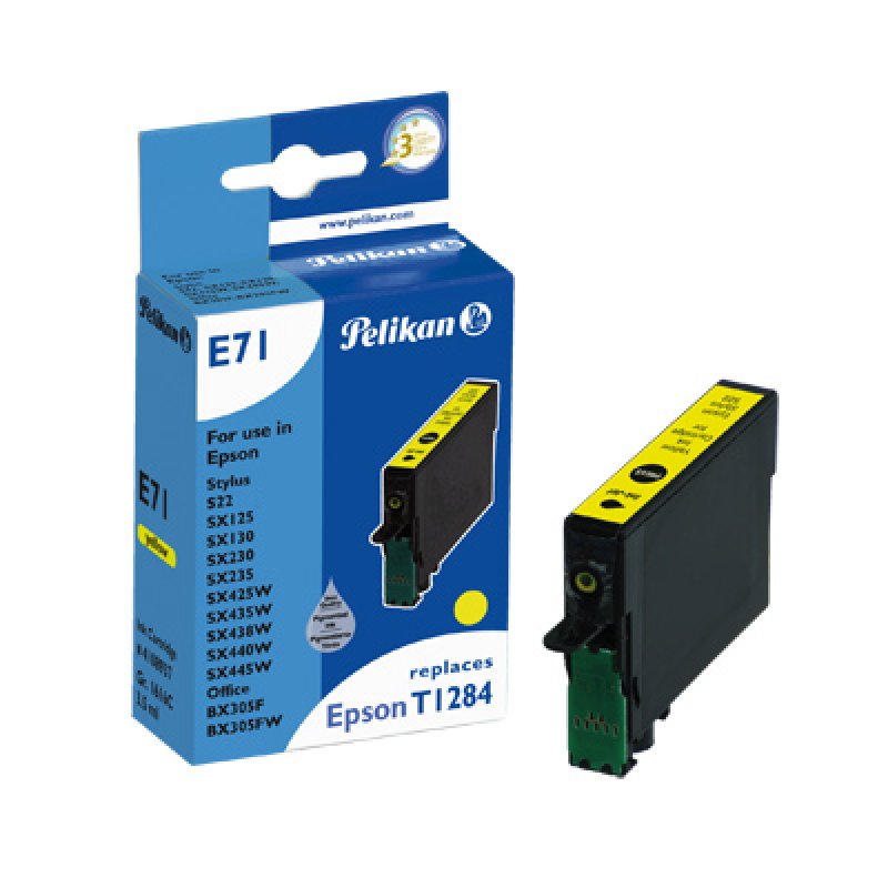 Pelikan Tinte für Epson T128440 Gelb