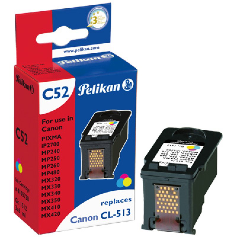 Pelikan C52 ink cartridge 1 pc(s) Cyan, Magenta, Yellow