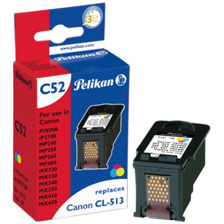 Pelikan C52 ink cartridge 1 pc(s) Cyan, Magenta, Yellow