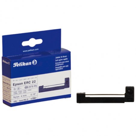 Pelikan Farbband 515007 kompatibel für Epson ERC22 PU 0.2M ST 2PC