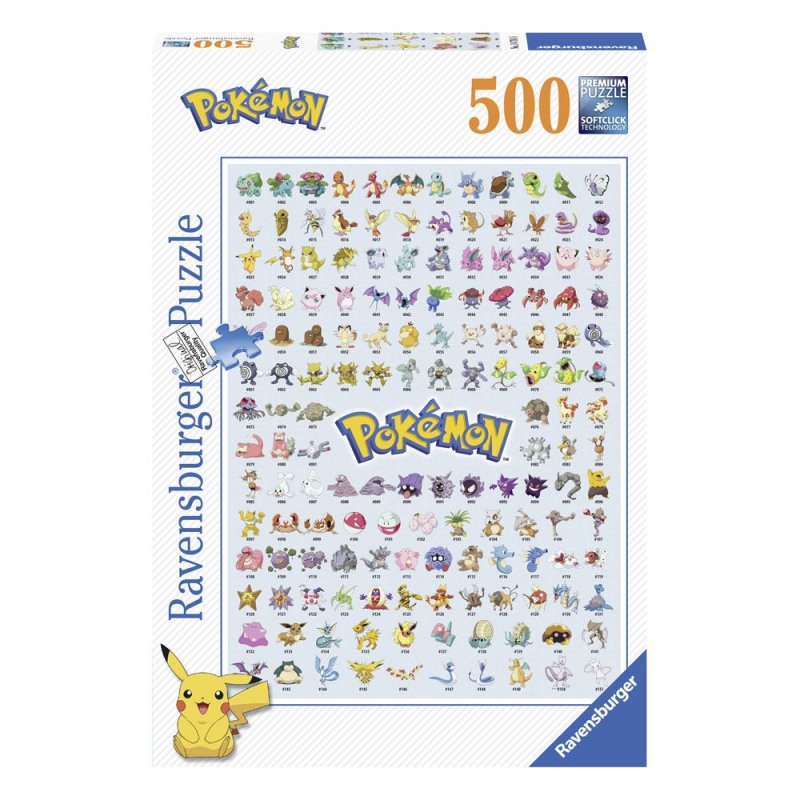Pokémon puzzle Pokédex première génération (500 pièces)