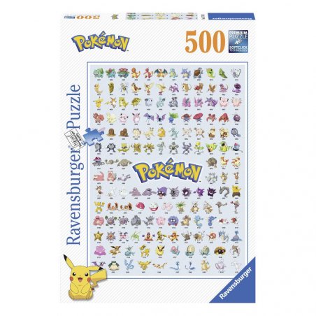 Pokémon puzzle Pokédex première génération (500 pièces)