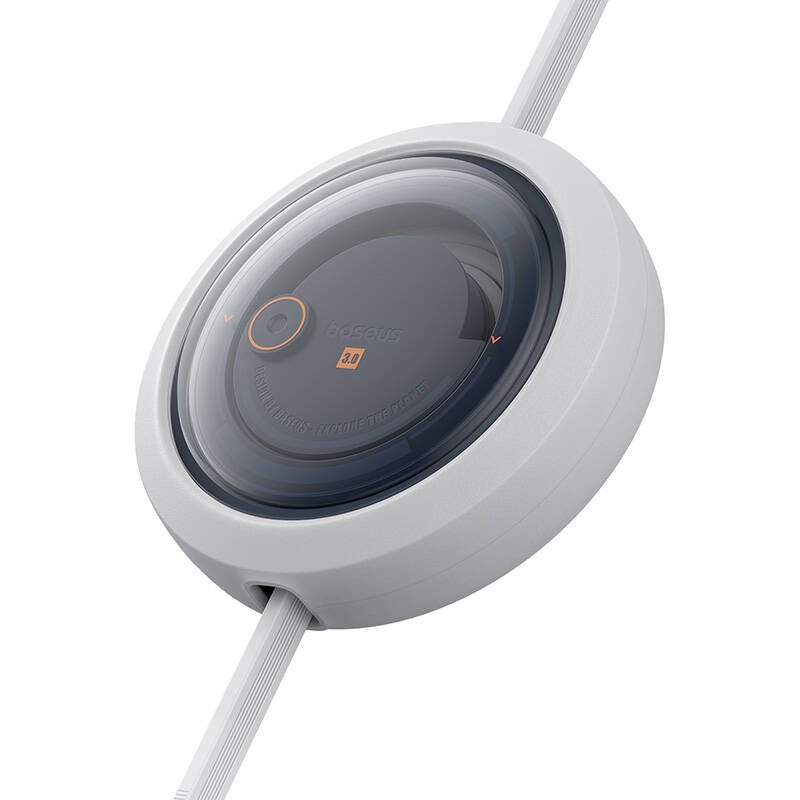 Fast Charging Cable 3in1 Baseus Free2Draw, USB to micro USB USB-C Lightning, 3.5A, 1.1m (white)