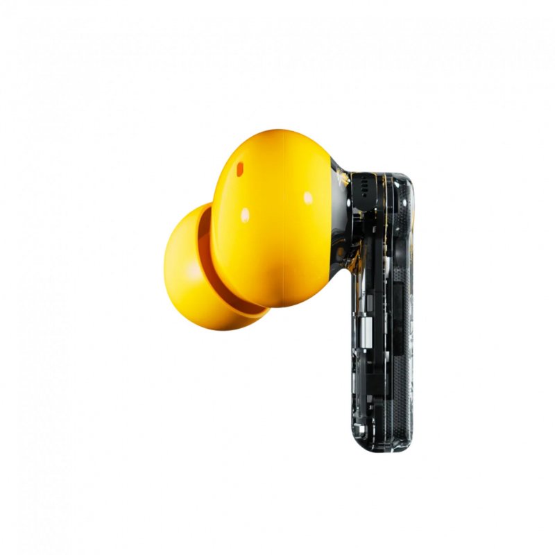 Nothing Ear (a) Casque True Wireless Stereo (TWS) Ecouteurs Appels/Musique USB Type-C Bluetooth Transparent, Jaune