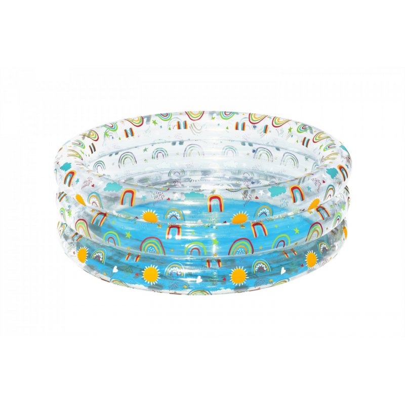 Bestway Piscine gonflable pour enfants Rainbow Splash 1,70 m x 53 cm