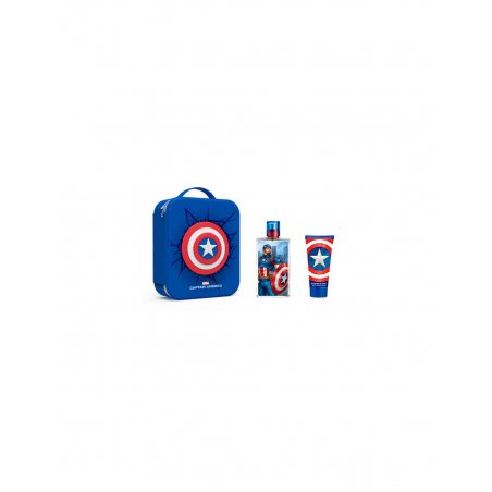 AIRVAL CAPITAN AMERICA NECESER EDT 100 ML GEL DE DUCHA 60 ML