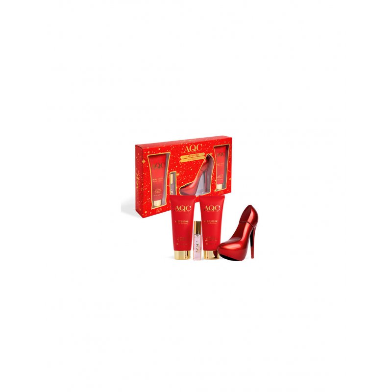 AQC LADY SECRET RED EDT SPRAY 100 ML SETS