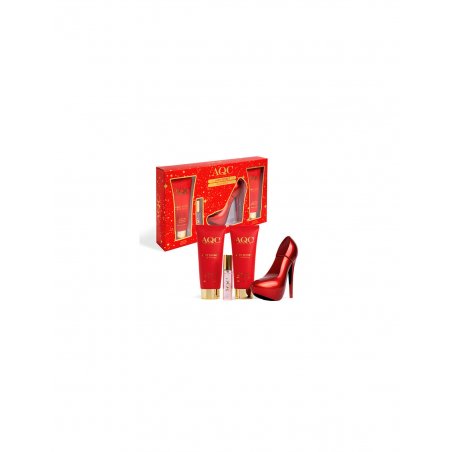 AQC LADY SECRET RED EDT SPRAY 100 ML SETS