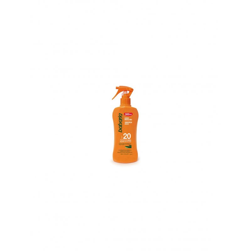 BABARIA SOL. SPRAY AQUA ALOE SPF20 300 ML
