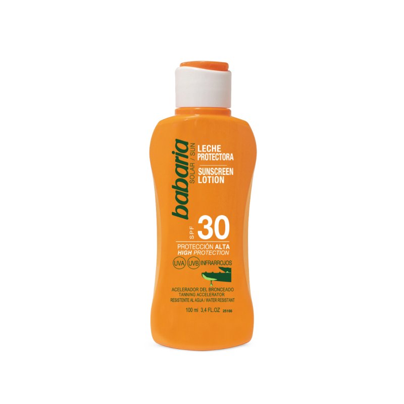 Babaria SPF 30 Sunscreen Lotion With Aloe Vera – Travel Size