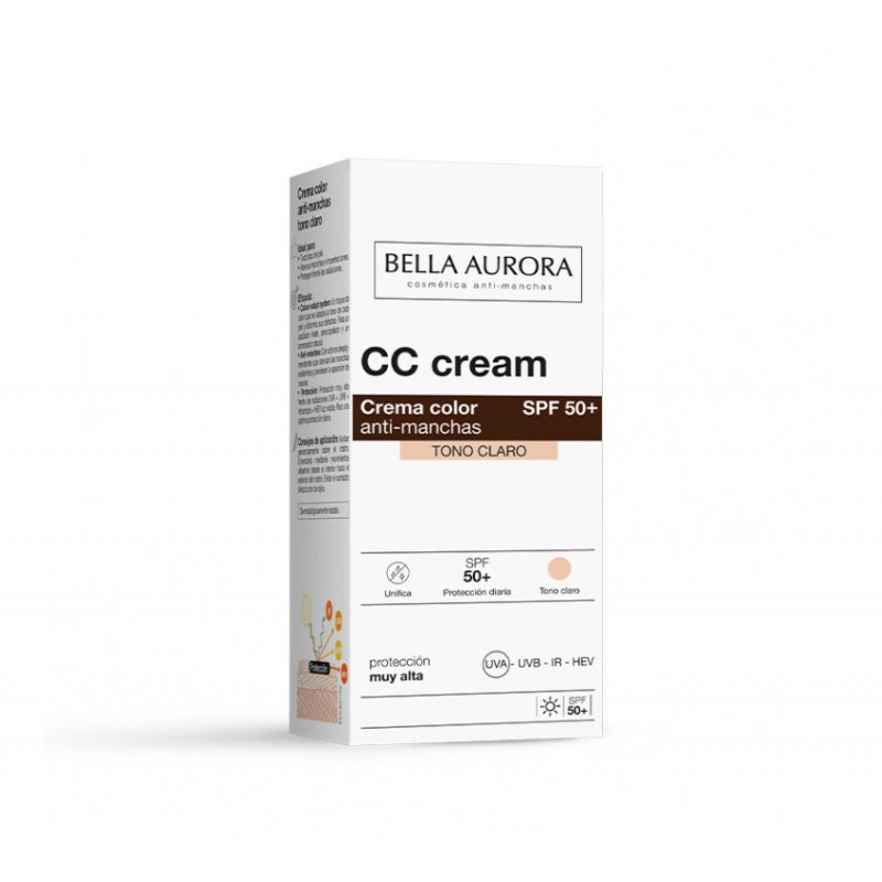 BELLA AURORA CC Cream anti-taches SPF50 . Ton clair 30 ml