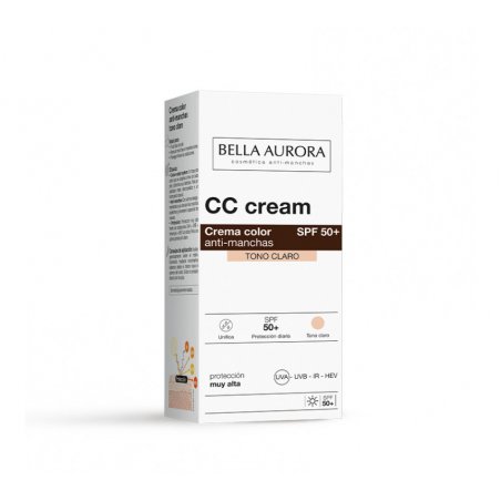 BELLA AURORA Dark Spot CC Cream SPF50 . Light shade 30 ml