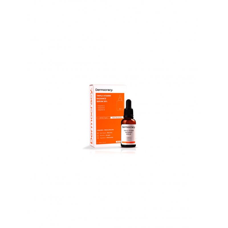DERMOCRACY TRIPLE VITAMIN RADIANCE SERUM 30% 30 ML