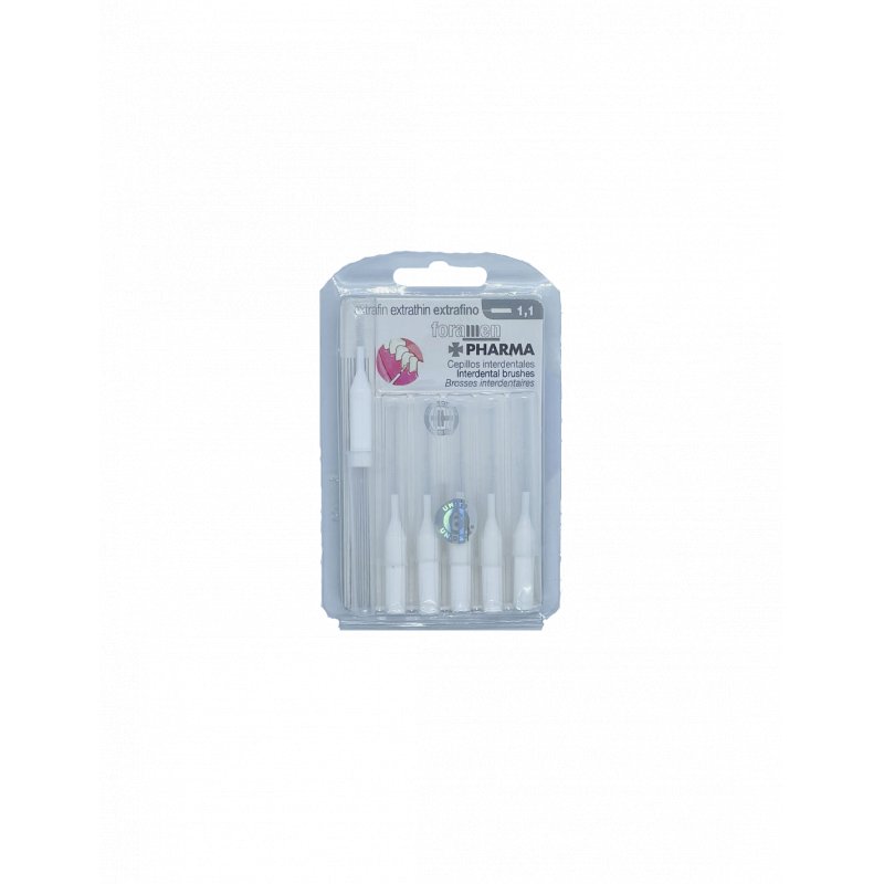 FORAMEN CEPILLO INTERDENTAL EXTRAFINO 1,1 6UDS