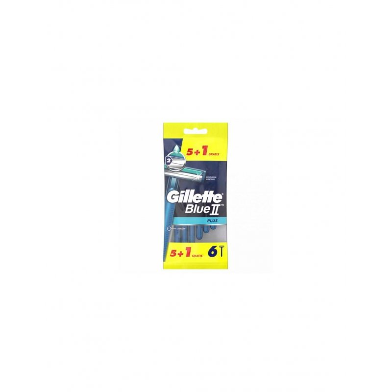 GILLETTE BLUE II PLUS 5 1 UNIDADES