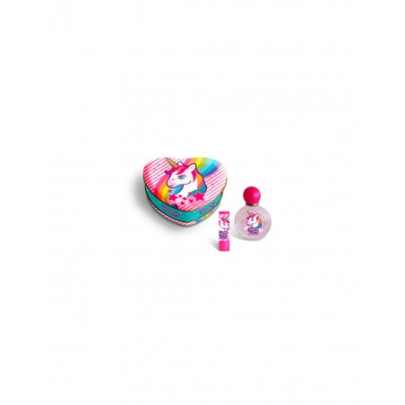 LORENAY UNICORN LOVE ESTUCHE CORAZON EDT 50 ML LIPSTICK