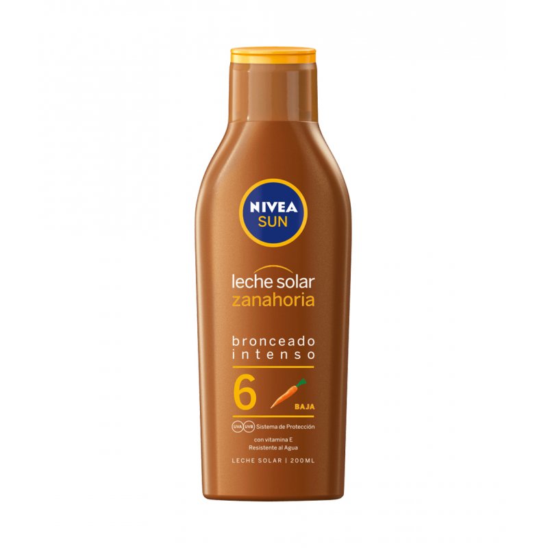 NIVEA SUN LECHE SOLAR ZANAHORIA F6 200 ML