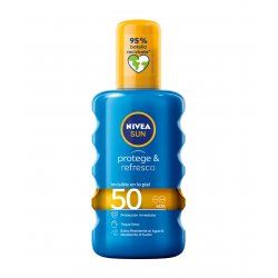 NIVEA 4005900725332 écran solaire et produit après soleil Spray de protection solaire Corps 50 Adultes