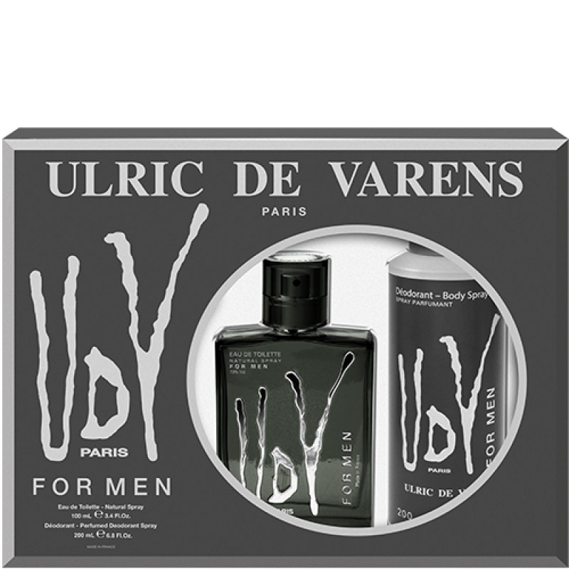 VARENS U.D.V. FOR MEN EDT SPRAY 100 ML SETS