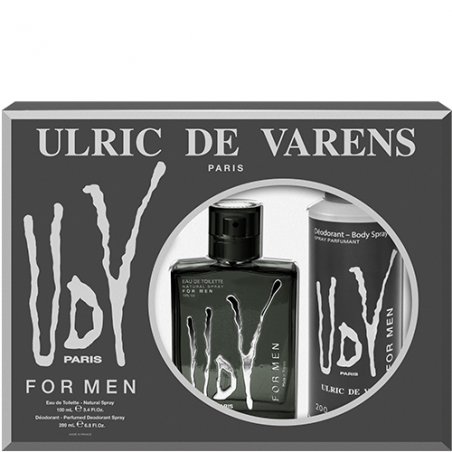 VARENS U.D.V. FOR MEN EDT SPRAY 100 ML SETS