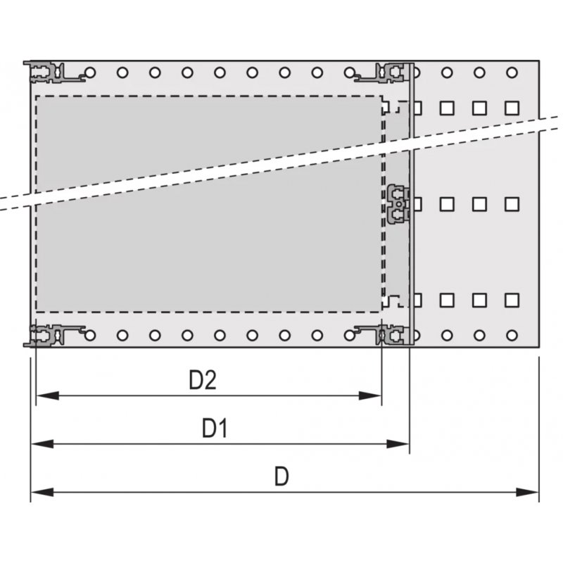 Kit de bac léger 6U 84HP 235mm 24564-432