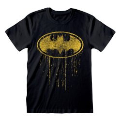 Batman T-Shirt Dripping Symbol (L)