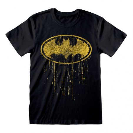 Batman T-Shirt Dripping Symbol (L)