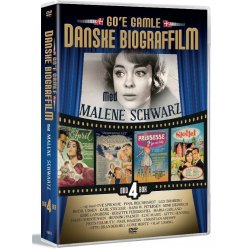 MALENE SCHWARTZ - GO'E GAMLE DANSKE BIOGRAFHIT - 4 DVD BOX - FRK. APRIL - KOMTESSEN - PRINSESSE FOR EN DAG - SLOTTET