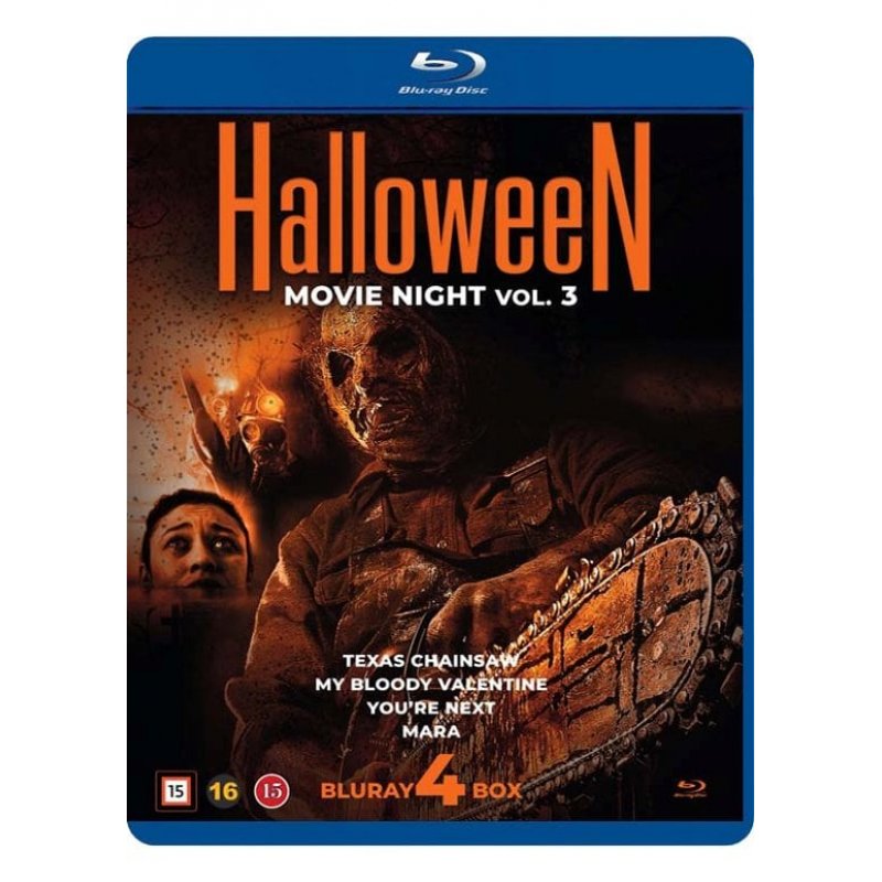 HALLOWEEN MOVIENIGHT VOL. 3 - 4Blu ray box