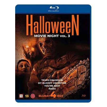 HALLOWEEN MOVIENIGHT VOL. 3 - 4Blu ray box