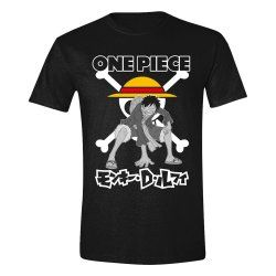 One Piece T-Shirt Luffy Skull (M)